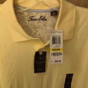 Men’s Medium Tasso Elba Yellow Polo